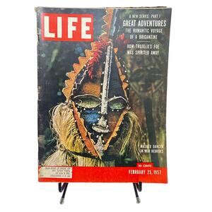 Life Magazine February 25 1957 Conventioneers Take Over Chicago